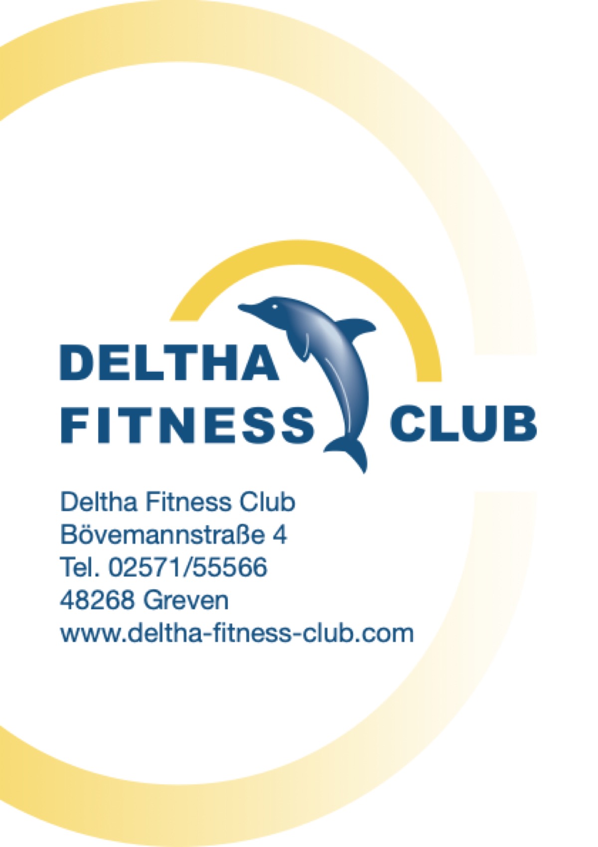 Anzeige Deltha Fitness Club Greven